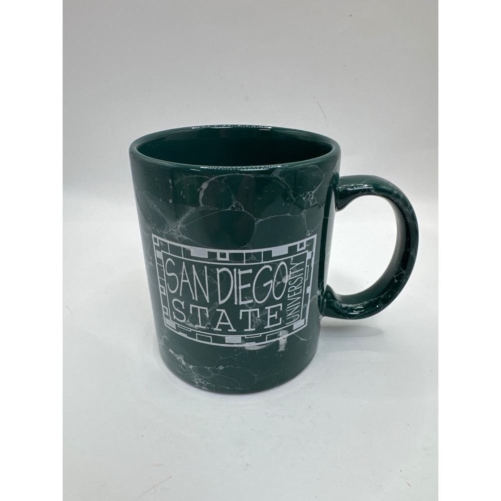 San Diego State University Aztecs Green‎ Marble Coffee Mug